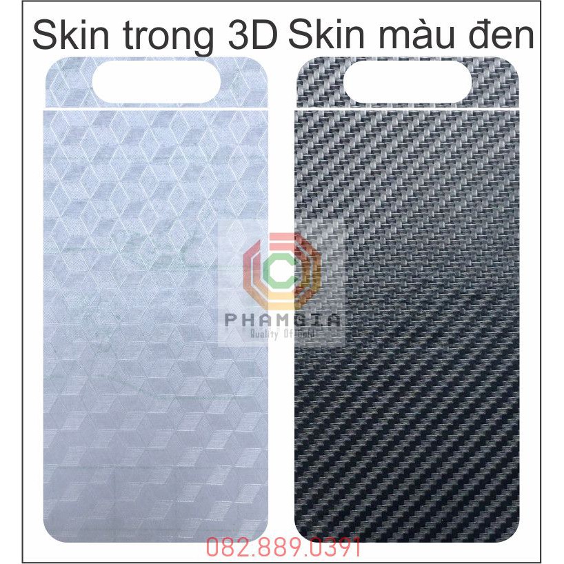 Miếng dán mặt lưng skin carbon Samsung Galaxy A80