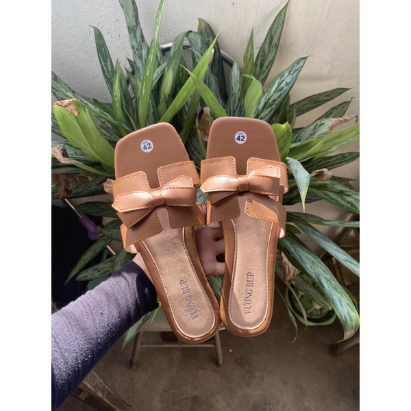 Dép bảng kiểu nơ ngây Ngô có big size 35-45