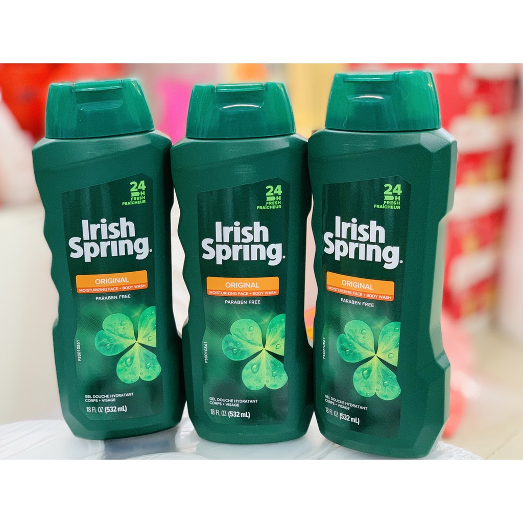 SỮA TẮM IRISH SPRING BODY WASH 532ML &amp; 964 ml (MỸ)