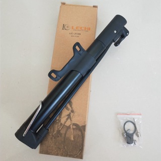 Bơm Tay gắn xe đạp thể thao LECHI chất liệu nhôm