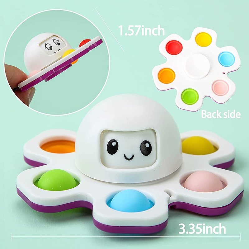 Con quay đồ chơi Fidget Spinner hình bạch tuộc giúp giảm stress