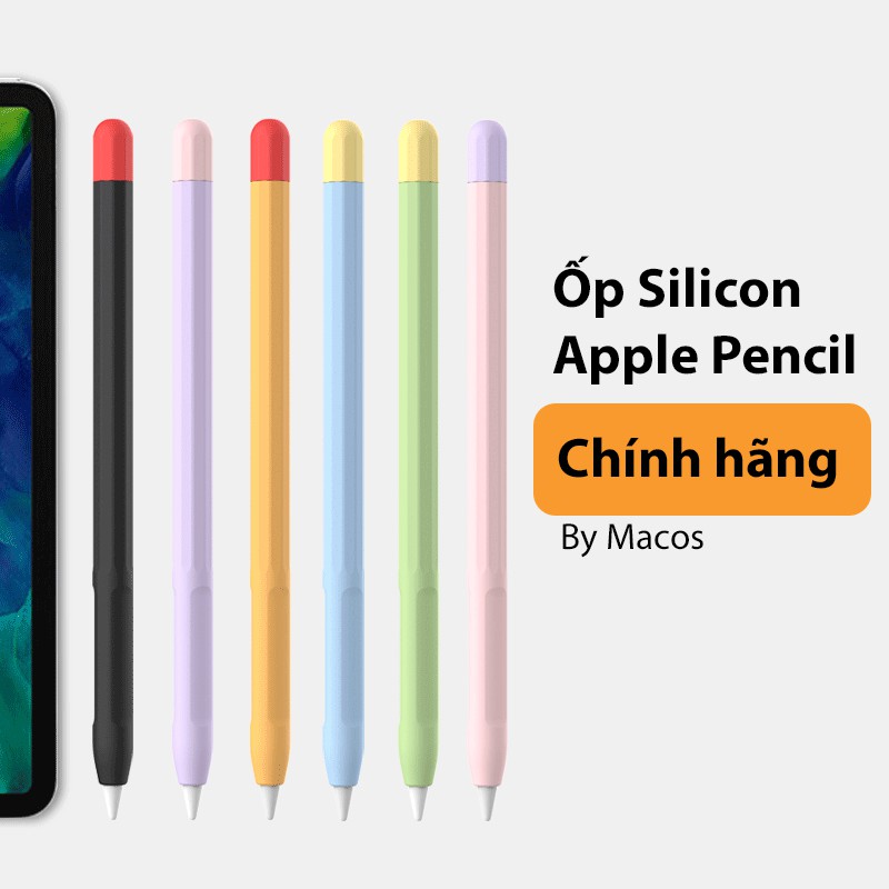 Ốp case Apple Pencil 2 AHA STYLE bao bọc bút silicon, vỏ kiểu bút chì - Loại cao cấp (AP02)