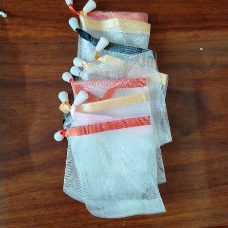 TÚI LƯỚI TẠO BỌT XÀ PHÒNG XÀ BÔNG 2 LỚP