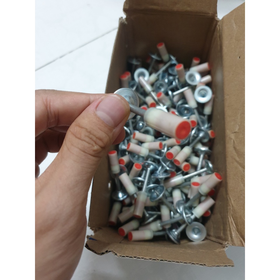 (Hộp 100 - 200) Đinh VIT 8.5mm Chuyên Dùng Cho Máy Bắn Đinh Cỡ Lớn SUPER S990, Đinh Bê Tông, Đinh Đĩa Đường Kính 8.5mm