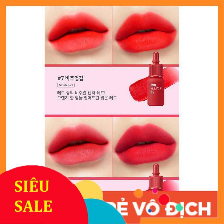 Son Kem Lì Peripera Ink Velvet Lip Tint New 2019