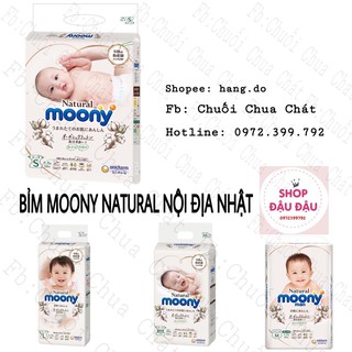 Combo 2 Tã dán Moony Natural L38 (Cho bé 9 - 14kg)