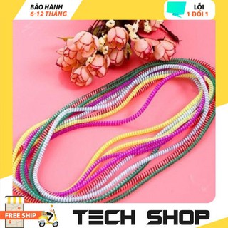 Dây cuốn tai nghe, dây cuốn cáp sạc điện thoại nhiều màu sắc giá siêu rẻ - bh 6 tháng
