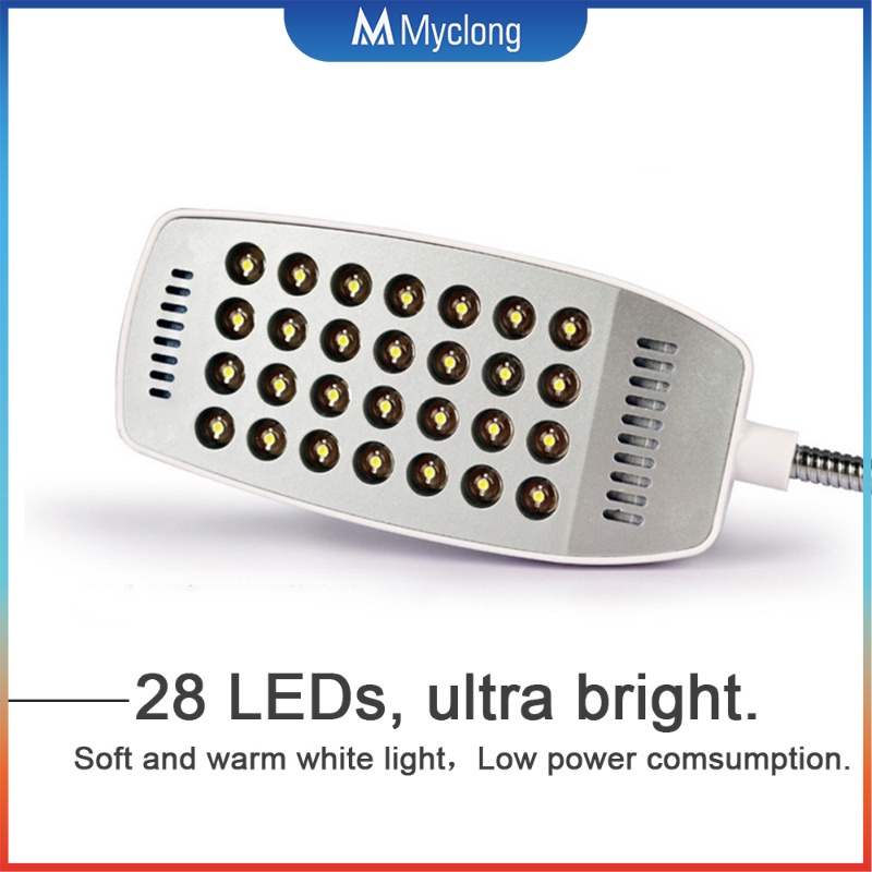 Đèn Led Đọc Sách 28 Bóng DC5V USB Linh Hoạt Siêu Sáng Để Bàn Dùng Cho Sạc Dự Phòng / Laptop / Notebook / PC