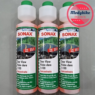 Nước rửa kính lái đậm đặc Sonax Clear View 1:100 Concentrate 250ml