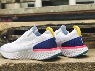 Giày Epic React Flyknit nhẹ êm bền cao cấp (trắng)