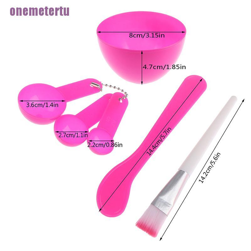 [Hàng mới về] Bộ dụng cụ trộn mặt nạ tự làm 4 món tiện dụng có nhiều màu