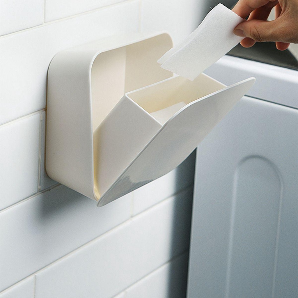 Giá Đỡ Mỹ Phẩm Hình Chữ Q Gắn Tường Chống Bụi Tiện Dụng