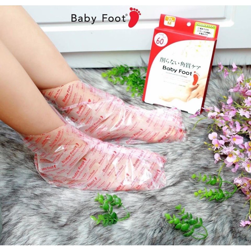 Túi ủ Baby Foot loại bỏ vết chai & tế bào chết gót chân