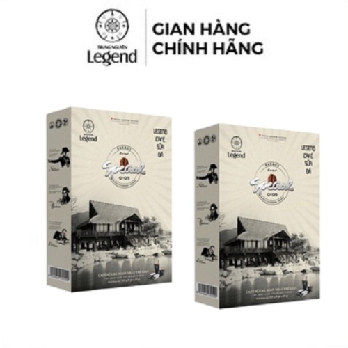 [Trung Nguyên Ecoffee] Combo 2 Cà Phê Sữa Đá Trung Nguyên Legend Hòa Tan Hộp 9 Gói