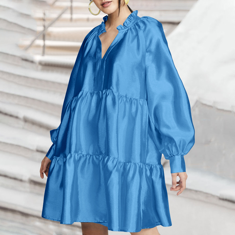 Đầm CELMIA Dáng Chữ A Tay Phồng Dáng Rộng Thoải Mái Cho Nữ | BigBuy360 - bigbuy360.vn