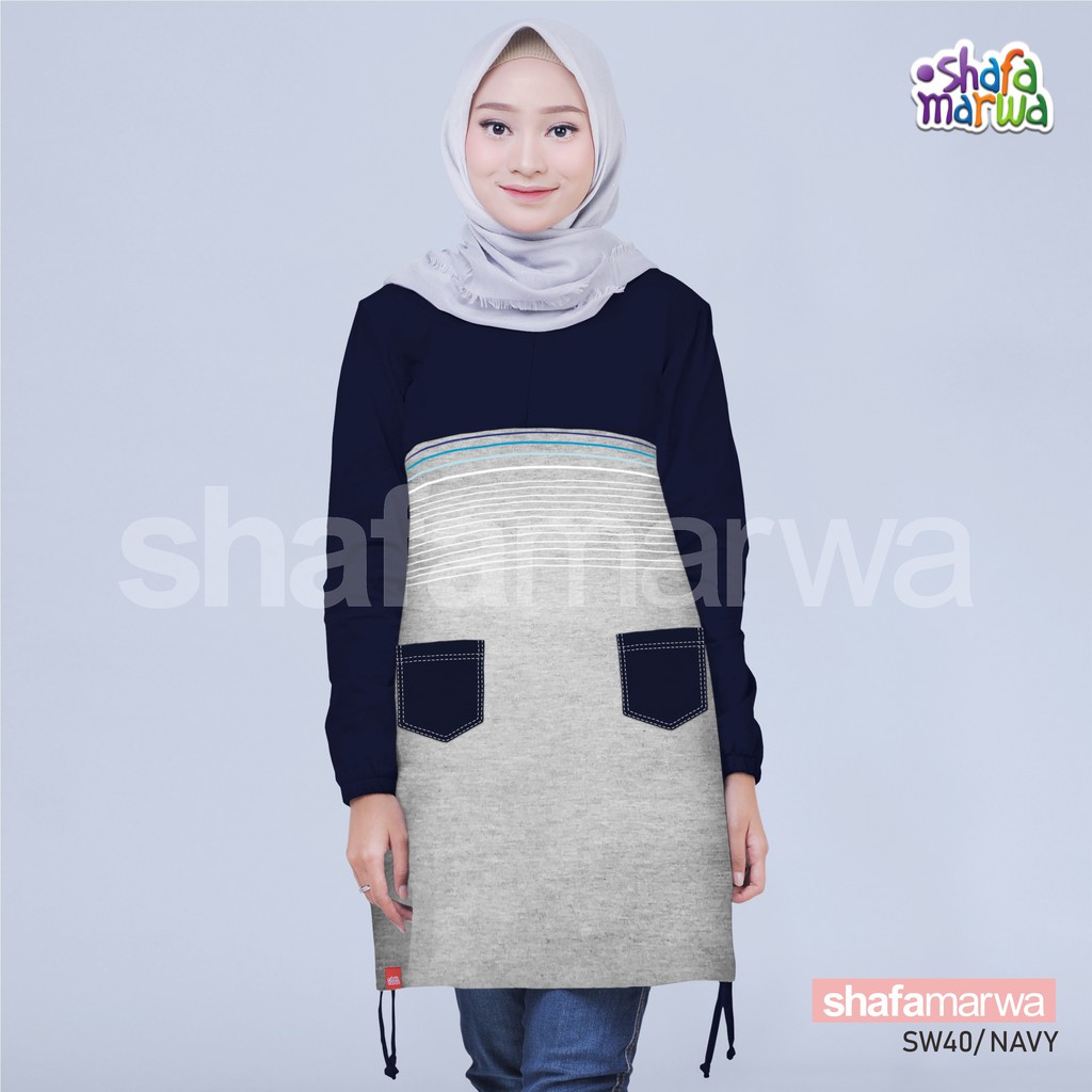 Áo Thun Gia Đình In Hình Marwa 40 (Navy)