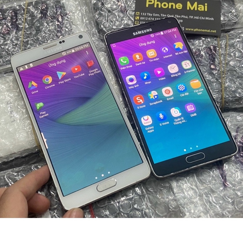 Điện Thoại Samsung Galaxy Note 4 1Sim Ram 3G/32g Cũ Nhập Khẩu - Chơi Liên Quân mượt Xem Youtube Thoải Thích