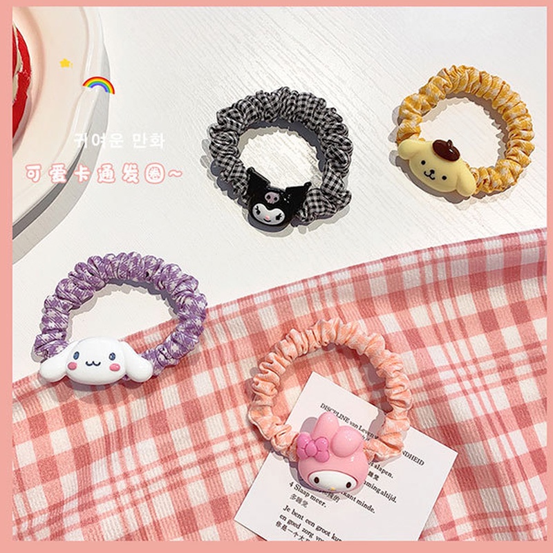 Dây buộc tóc màu kẹo ngọt dễ thương dành cho bạn nữ