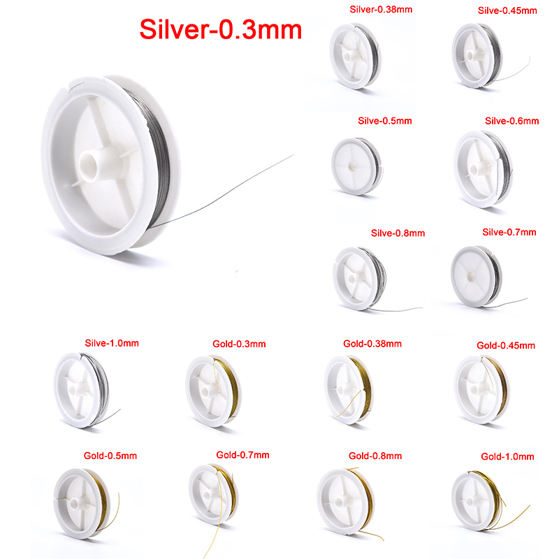 1 Cuộn Dây Thép Không Gỉ Làm Trang Sức Chuyên Dụng