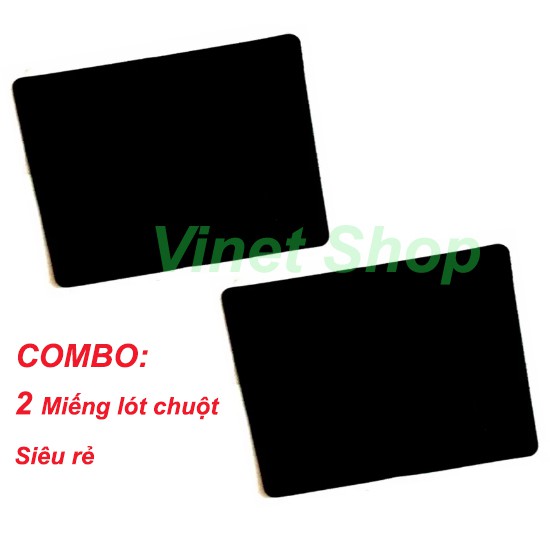 COMBO 2 MIẾNG LÓT CHUỘT MÁY TÍNH TRƠN GIÁ RẺ