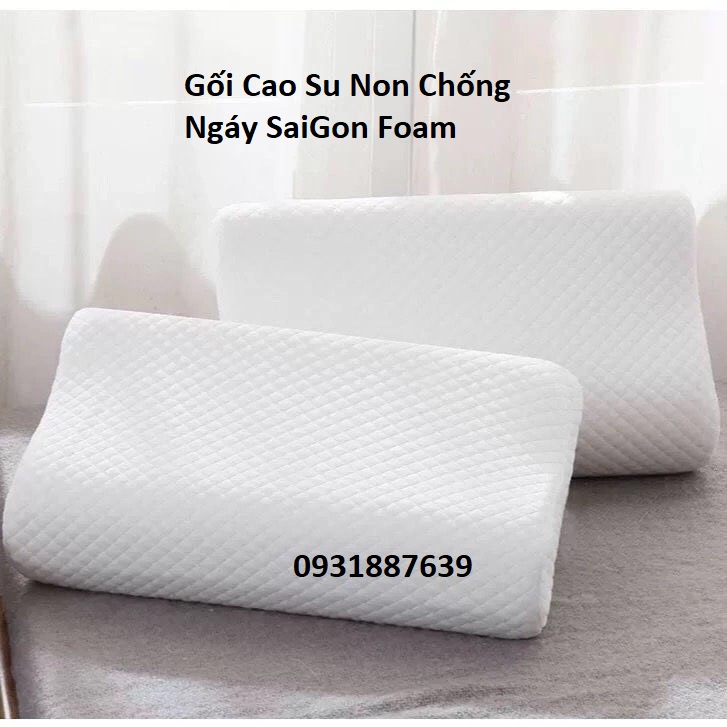 Gối Ngủ Cao Su Non Giúp Chống Ngáy, Ngủ Nhanh, Phòng Chống Thoái Hóa Đốt Sống Cổ ĐX128