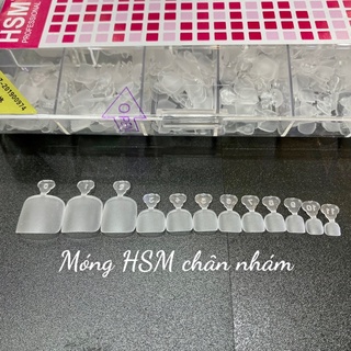 Móng úp chân nhám hsm - móng dán chân hsm chuẩn form