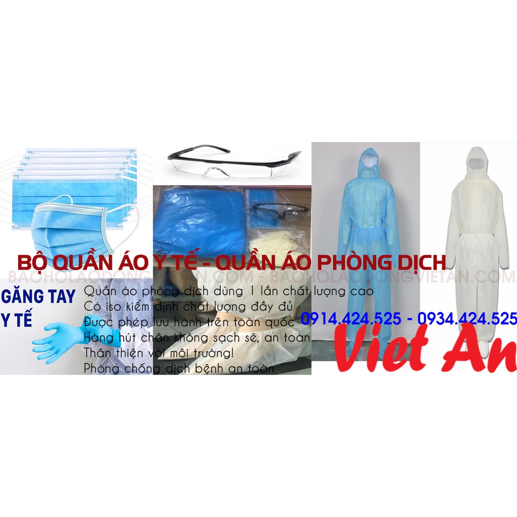 [7 MÓN ĐỦ SIZE] Bộ quần áo phòng dịch vải dày ĐL60gms,bộ đồ bảo hộ phòng chống dịch