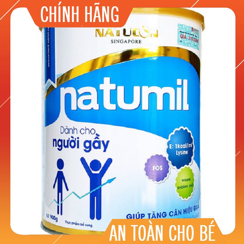 Sữa bột Natumil lon 900g(cho người gầy)