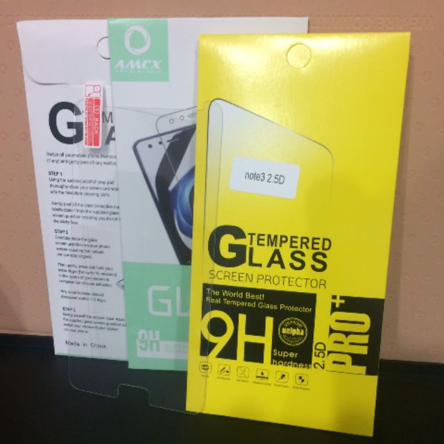 Combo 3 kính cường Samsung Galaxy Note3 (Hàng loại 1)