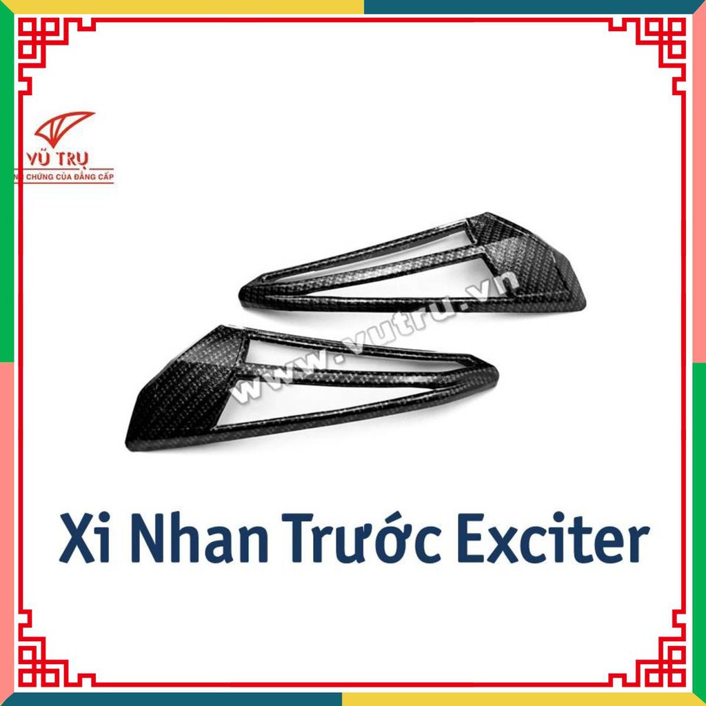 [Xả kho 3 ngày] Bộ ốp Xi nhan trước - Xi nhan sau CARBON xe Exciter 150 hàng chuẩn loại 1