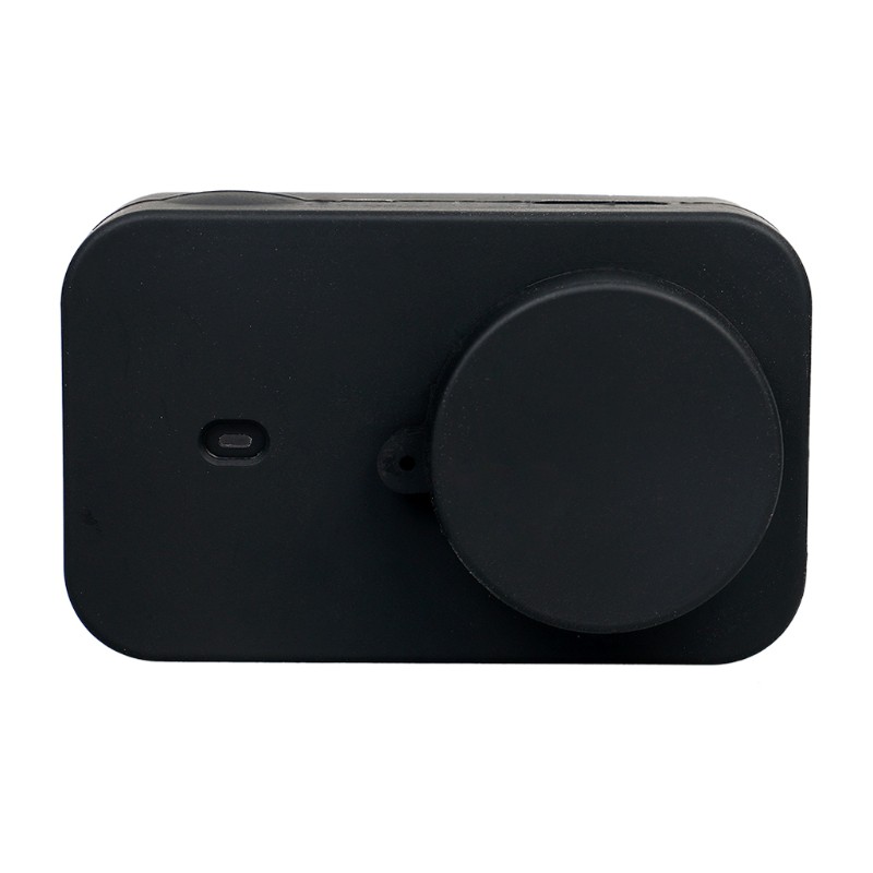 Ốp Silicon Mềm Kèm Nắp Bảo Vệ Ống Kính Cho Xiaomi Mijia Camera 4k
