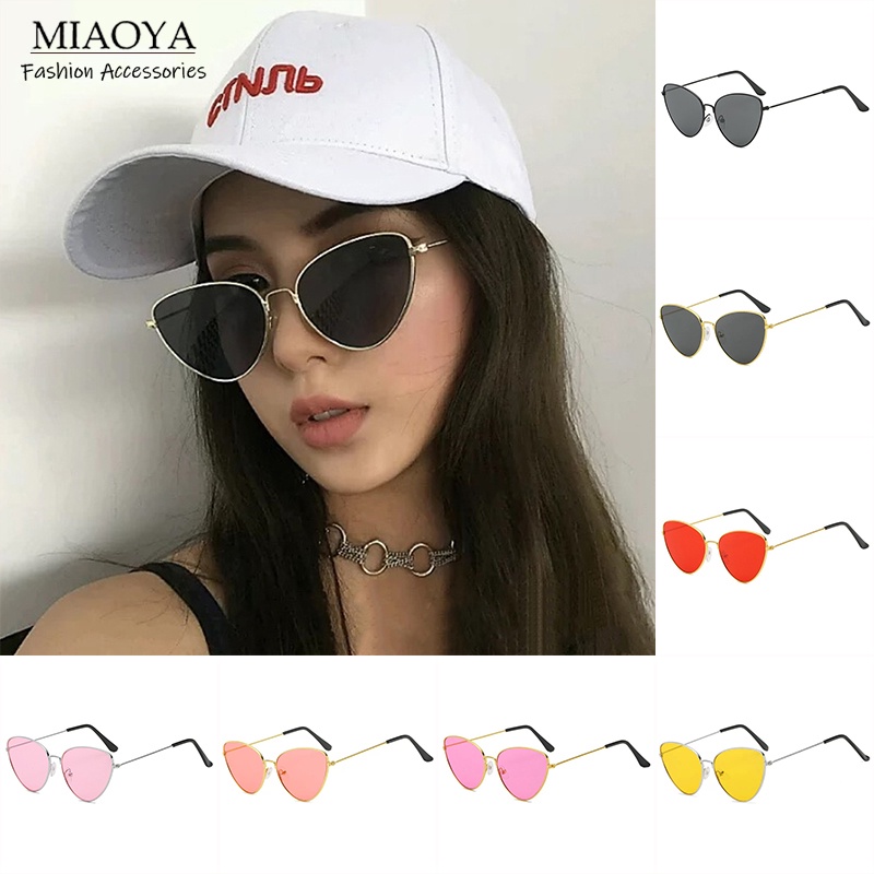 Kính Mát Mắt Mèo Tam Giác Chống Tia UV Thời Trang 2022 Sự Bảo Vệ