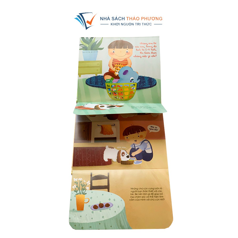 Sách - Kỹ năng đầu đời lật mở cùng con tương tác rèn luyện kỹ năng gia tăng hiểu biết cho bé từ 2-10 tuổi