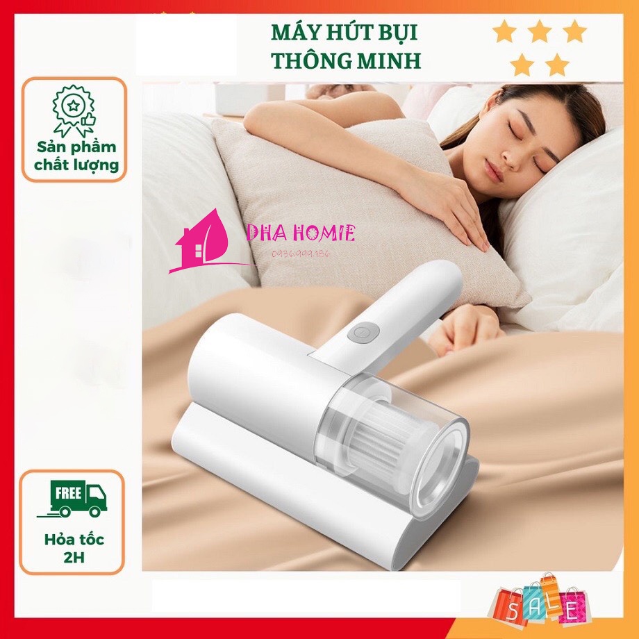 MÁY HÚT BỤI KHỬ KHUẨN CHĂN GA GỐI ĐỆM KHÔNG DÂY, MÁY HÚT BỤI GIA ĐÌNH, LÔNG CHÓ MÈO MINI CẦM TAY - DHA HOMIE