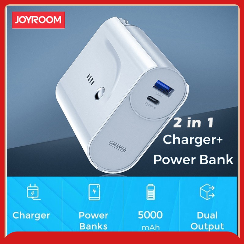 Cục Sạc Dự Phòng 5000mah Joyroom 2 Trong 1