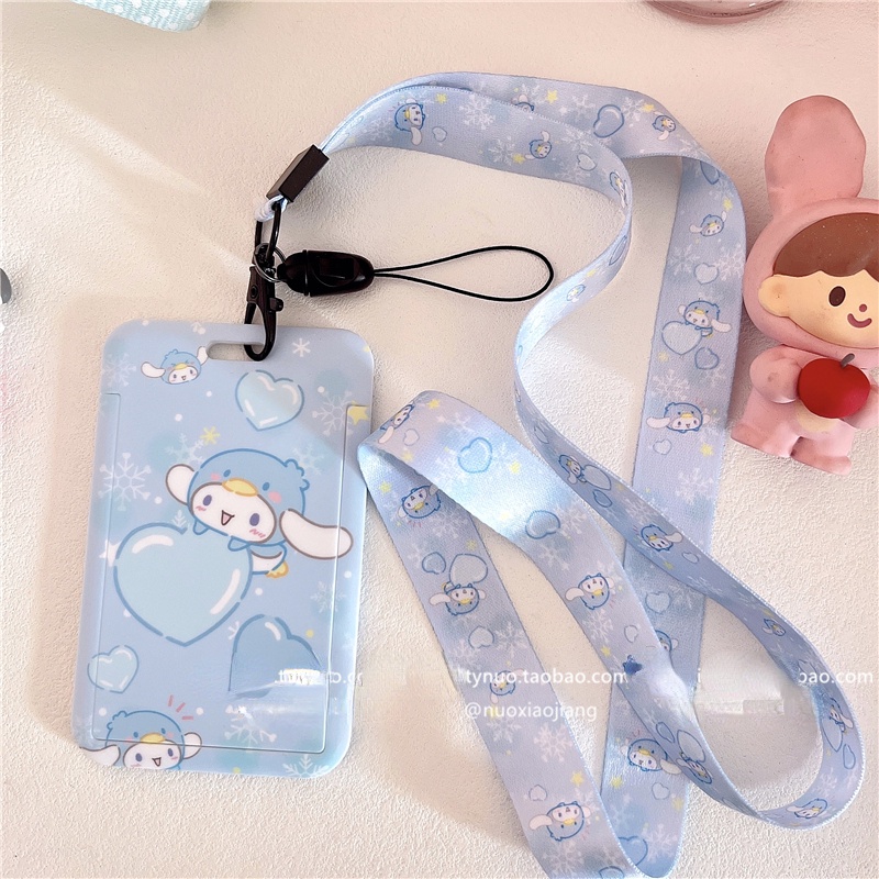 Ví Đựng Thẻ Id / Thẻ Id / Dây Đeo Cổ Họa Tiết Hoạt Hình Kuromi Sanrio Hello Kitty Dễ Thương