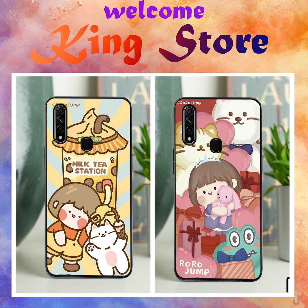 [SIÊU ƯU ĐÃI] Ốp lưng Oppo A8/A31/A91-2020 in hình bé trà sữa siêu đẹp, độc, lạ_KINGSTORE.HN_Ốp lưng điện thoại