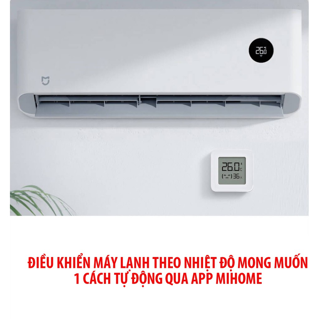 Nhiệt Ẩm kế điện tử Xiaomi,máy đo nhiệt độ độ ẩm điện tử gia đình Xiaomi Mijia [CHÍNH HÃNG]