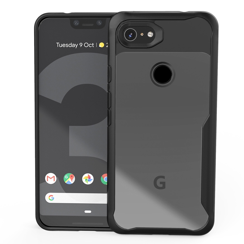 Ốp điện thoại viền màu mặt trong suốt cho Google Pixel 3A / 3A XL / 3 / 3 XL / 3XL / 4 / / 4 XL / 4XL / 4A 4G / 4A 5G / 5 Pixel 5 4A 3A 3 XL 3XL 4XL