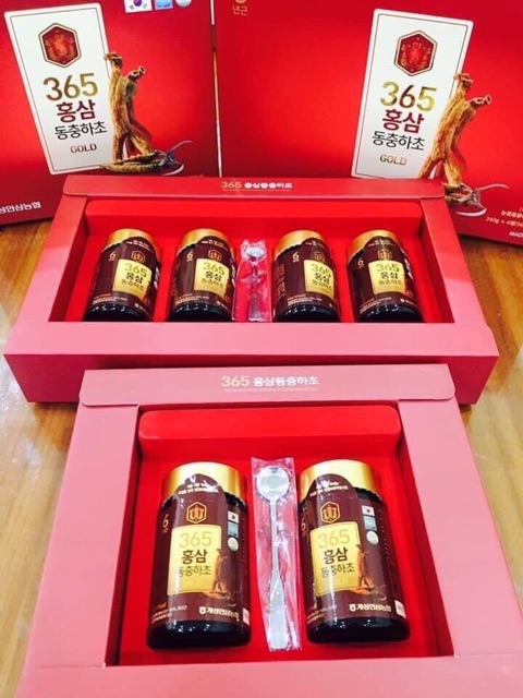 Cao Hồng Sâm Đông Trùng 250*4 lọ