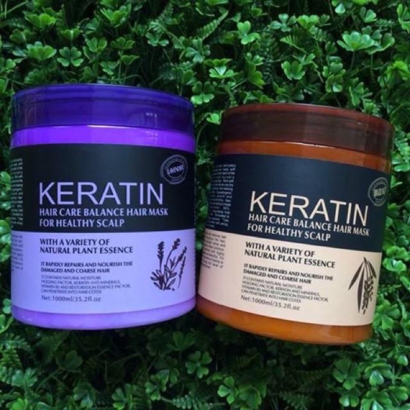 hấp dầu phục hồi tóc keratin  phục hồi hư tổn tóc hũ màu tím 1000ml mùi tho M lavender(hàng chính hãng)