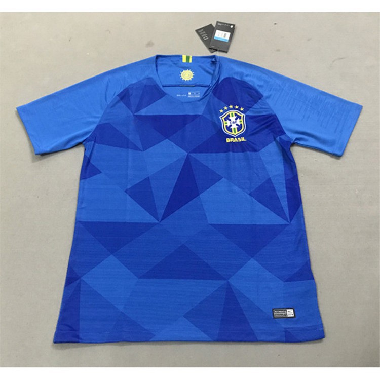 Bộ đồ đồng phục đá banh áo + quần Brazil Jersey World Cup 2018 thời trang cho nam