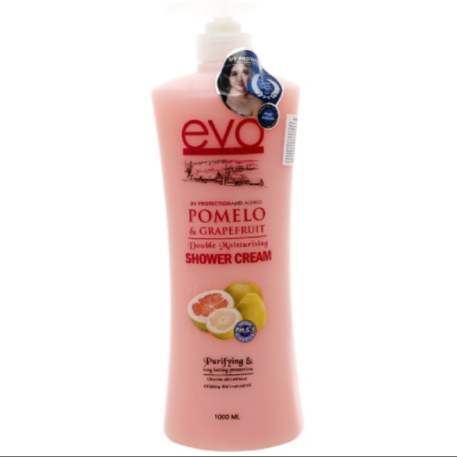 Sữa tắm EVO hương bưởi/ sữa dê và sữa gạo/ sữa ong chúa và nhân sâm 1 lít