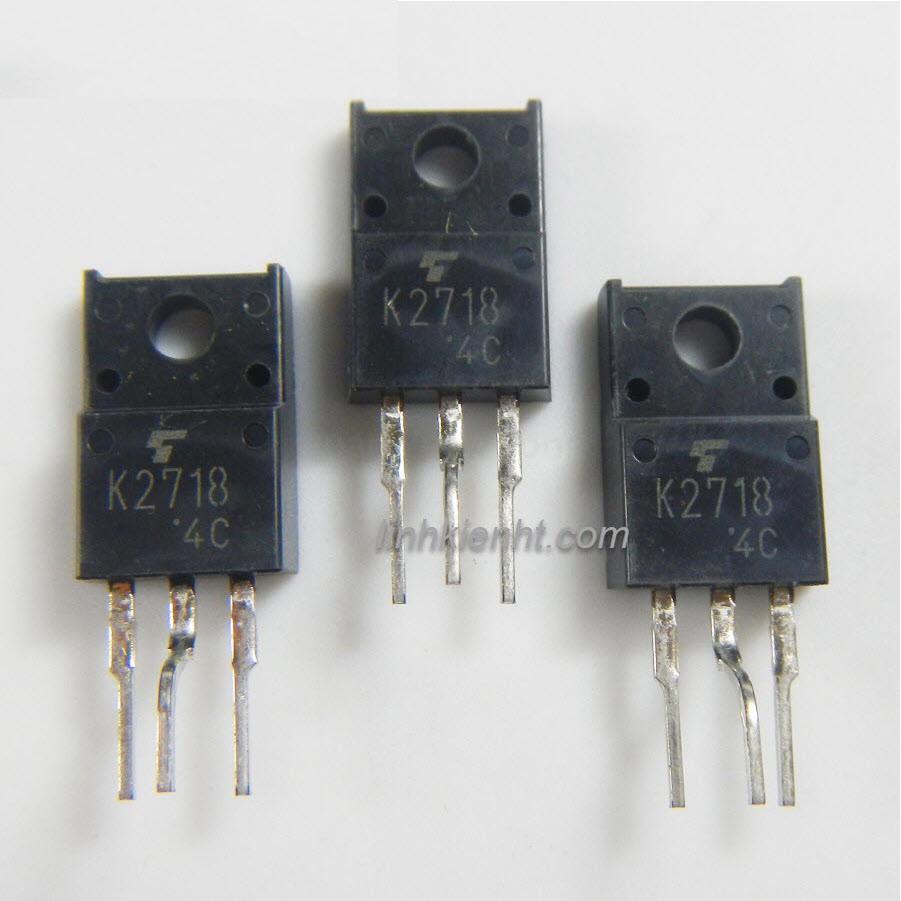 MOSFET K2718 2SK2718 TO-220 2.5A 900V (Kênh N)