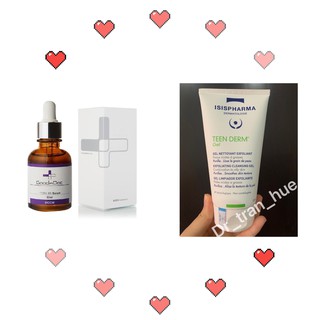 Sữa rửa mặt Teen Derm Gel + Serum phục hồi da B5 GoodnDoc