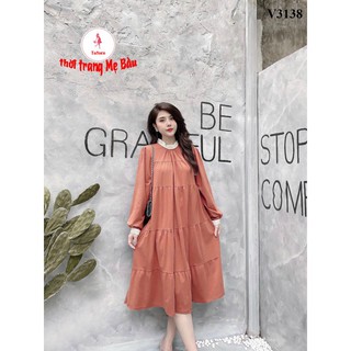Váy đầm bầu dự tiệc ( hình thật)