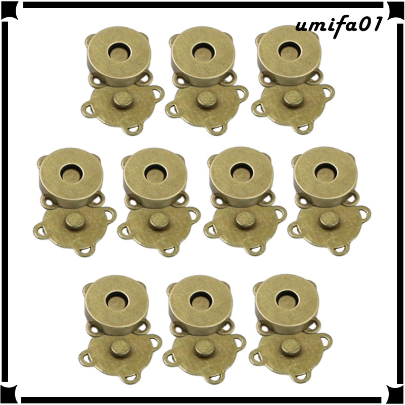 Bộ 10 Cái Nút Bấm 14mm Cho Túi Xách