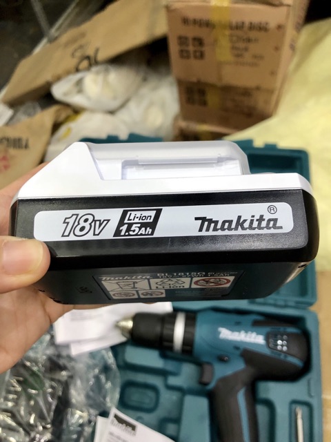 Máy khoan pin 18V Makita HP457DWE đầu 13mm (HÀNG CHÍNH HÃNG)