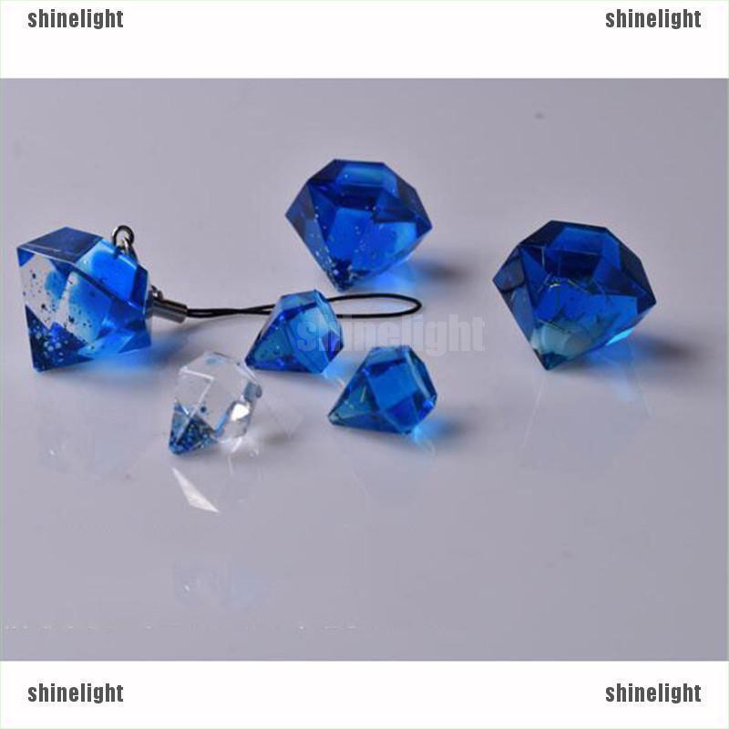 Khuôn Silicon Trong Suốt Tạo Hình Kim Cương Trang Trí DIY