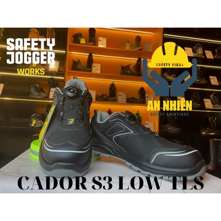 Giày bảo hộ lao động nam JOGGER CADOR S3 LOW TLS thiết kế núm vặn cao cấp. Cam kết hàng chính hãng.